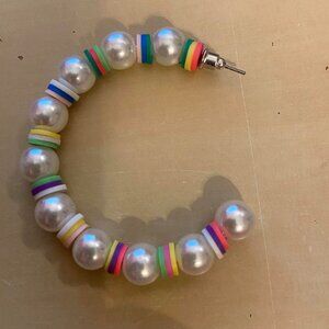 Multicolored Lightweight Hoop Earrings Design 2